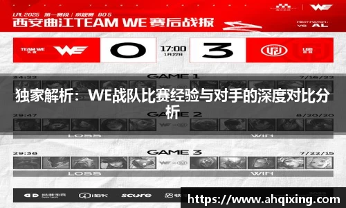 独家解析：WE战队比赛经验与对手的深度对比分析