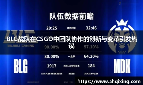 BLG战队在CSGO中团队协作的创新与变革引发热议