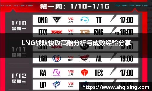LNG战队快攻策略分析与成败经验分享