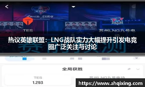 热议英雄联盟：LNG战队实力大幅提升引发电竞圈广泛关注与讨论