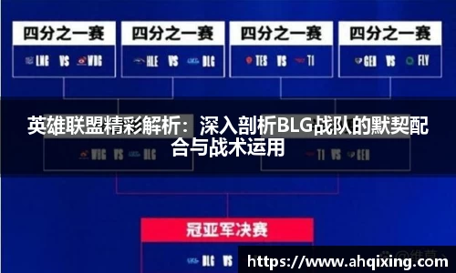 英雄联盟精彩解析：深入剖析BLG战队的默契配合与战术运用