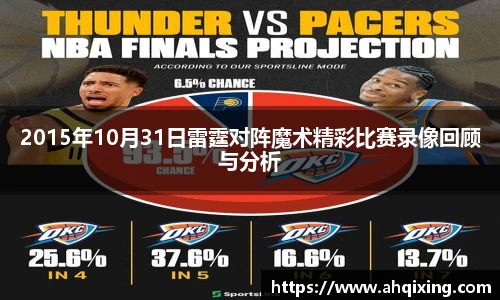 2015年10月31日雷霆对阵魔术精彩比赛录像回顾与分析